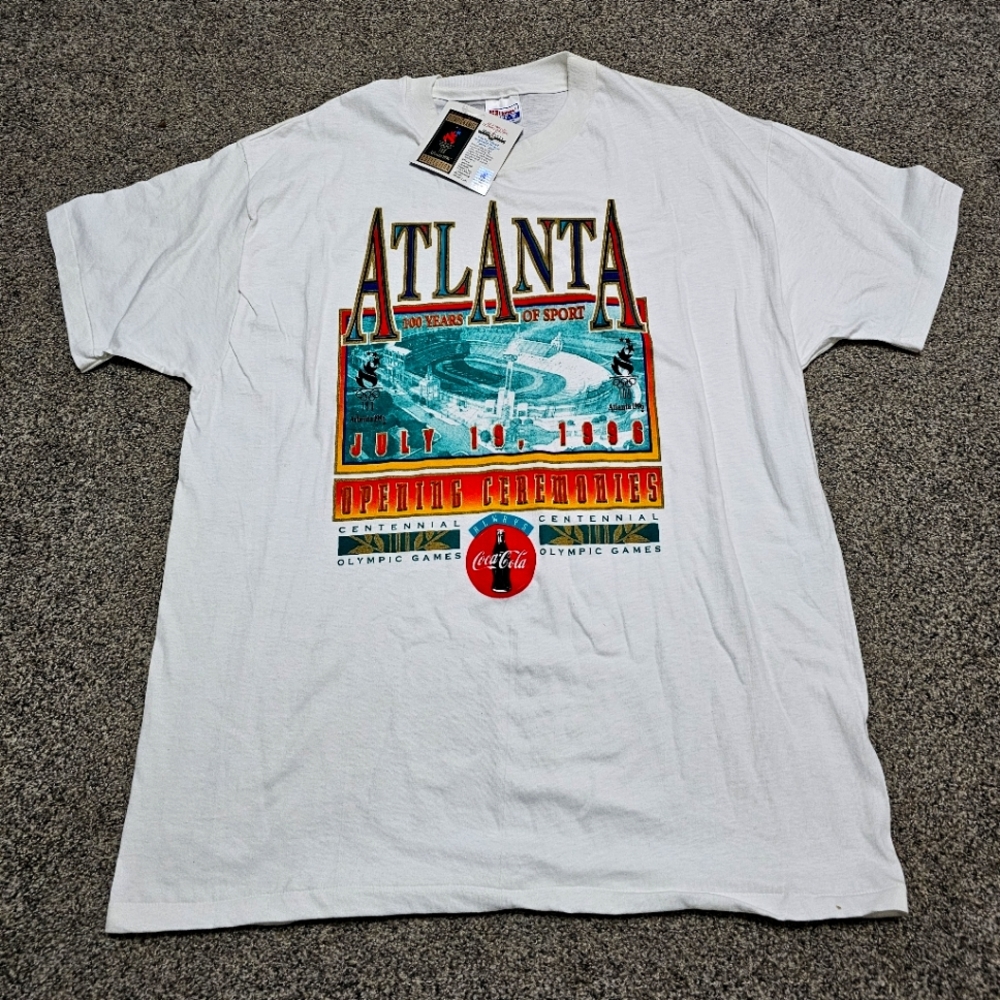 Vintage 1996 Atlantic Opening Ceremonies t shirt